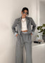 CO-ORD blazer + pantaloni sartoriali GRAY